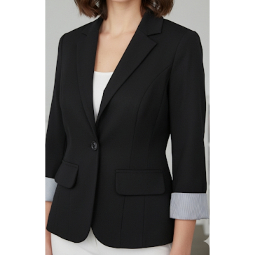 Icy Fashion Classic Black Suit Jacket, M GUC ✔️